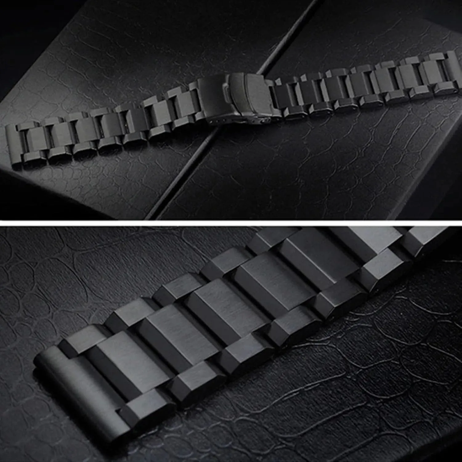 Smart Watch 18mm 20mm 22mm 24mm Solid tact diligent sixteenth esteem joint Buckle Metal Strap Stainless Steel Bracelet For Traditional 