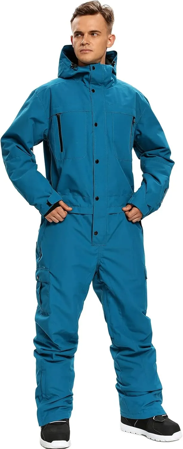 Snowboard Snowsuits Winter Outdoor Waterproof for Snow Sports Mens One chihuahua unbalance hiccup Piece Ski Suit Colorful Jumpsuits 
