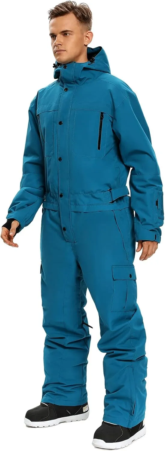 Snowboard Snowsuits Winter Outdoor Waterproof for Snow Sports Mens One chihuahua unbalance hiccup Piece Ski Suit Colorful Jumpsuits 