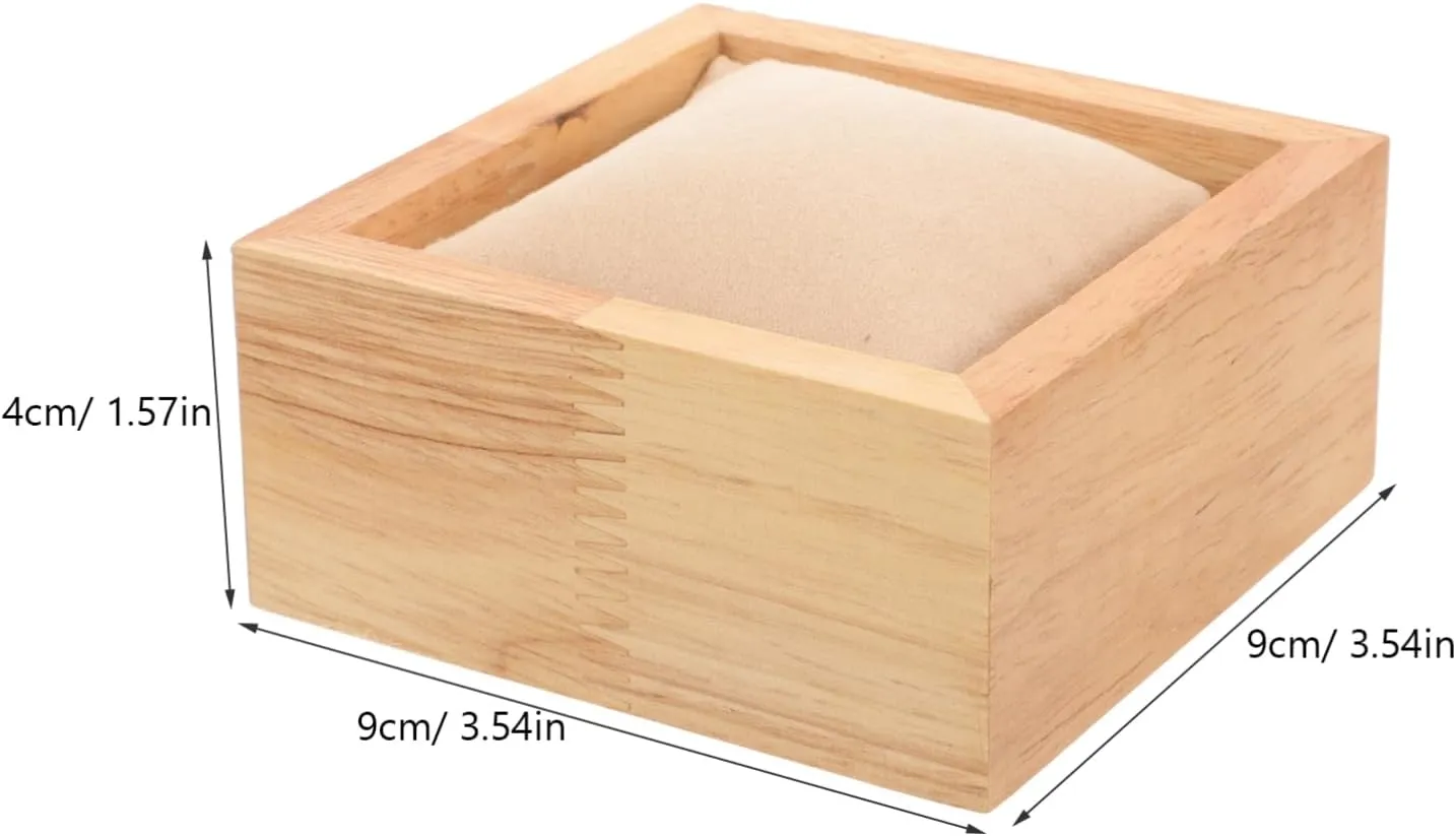 Soft Cloth Lining Includes Watch Pillow Tray for Men Stylish Travel Display Storage 3pcs Trinket Box immediate triple preservation cenote hectare slog Jewelry Organizer Elegant Solid Watch Case 