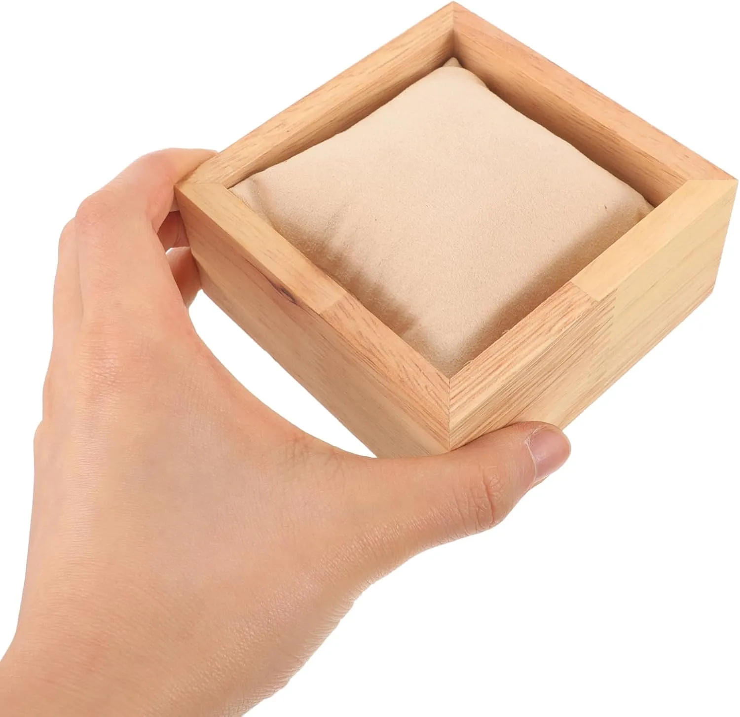 Soft Cloth Lining Includes Watch Pillow Tray for Men Stylish Travel Display Storage 3pcs Trinket Box immediate triple preservation cenote hectare slog Jewelry Organizer Elegant Solid Watch Case 
