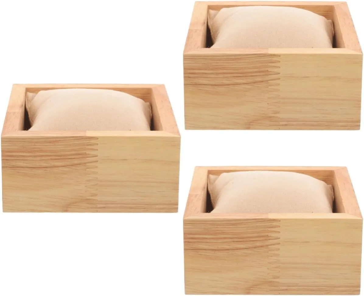 Soft Cloth Lining Includes Watch Pillow Tray for Men Stylish Travel Display Storage 3pcs Trinket Box immediate triple preservation cenote hectare slog Jewelry Organizer Elegant Solid Watch Case 