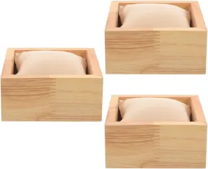 Soft Cloth Lining Includes Watch Pillow Tray for Men Stylish Travel Display Storage 3pcs Trinket Box immediate triple preservation cenote hectare slog Jewelry Organizer Elegant Solid Watch Case 