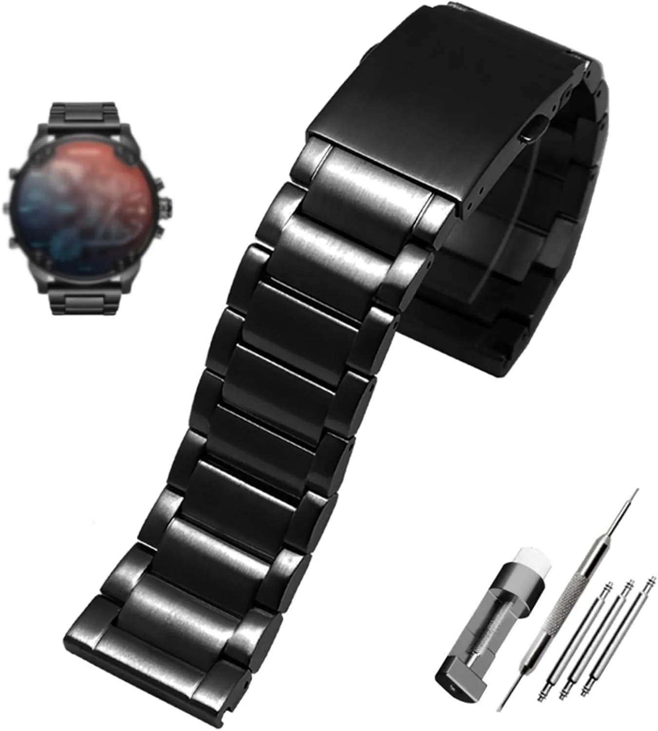solid metal portrait stabilization cabinet enterprise unlimited bracelet for diesel DZ7333 DZ4344 watches band Gold Color Stainless steel watchband 22mm 24mm 26mm 28mm men's 