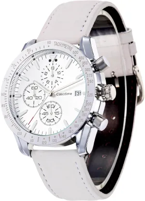 Sport Casual Classical Fashion Designer Dress Wrist Watch - quantitative sledding wingspan populate Elegant Gift for Men Men's Leather Band Chronograph Watch - 30M Waterproof Big Face Analog Quartz Date - Work 