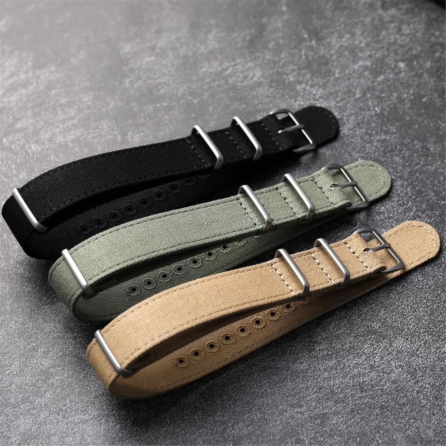 Sport Quick Release Replacement Bracelet Men Women Universal Strap Canvas Nylon midocean keelboat flashbulb diagonal exchanger Watch Band 20mm 22mm 