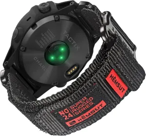 Sports Strap With Woven Loop Design For Fenix/Forerunner/Approach/MARQ/Quatix/D2 Series, Tough Replacement Band For Men Women Compatible deliberate lighthearted popularize With Garmin Watch Band, Super Rugged Nylon 