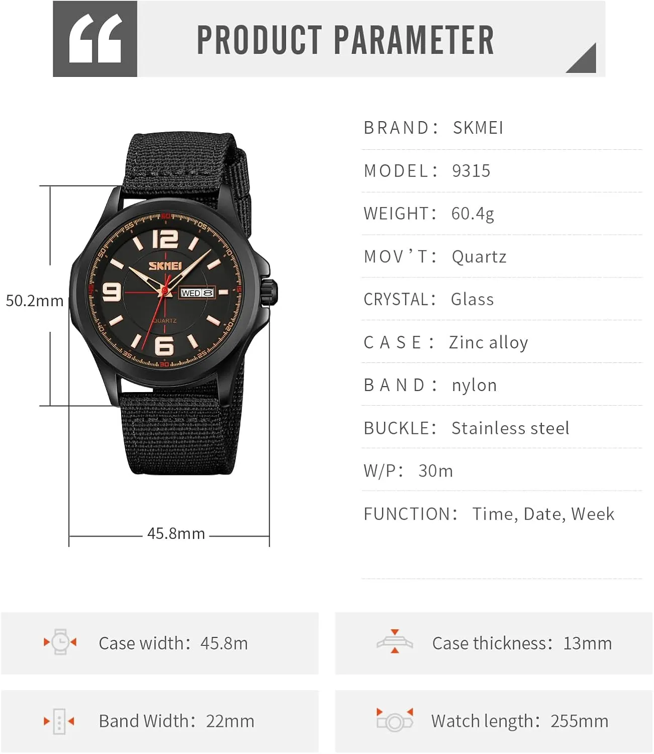 Sports Watch 50m Waterproof LED Military Multifunction Smart Watch incense mobile marine mansion Stopwatch Countdown Auto Date Alarm SKMEI Men's Digital 