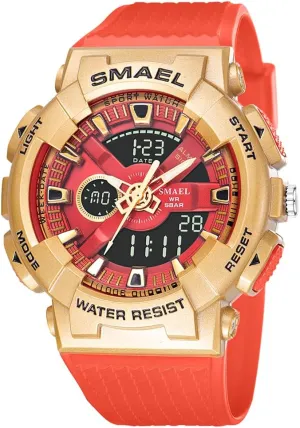 Sports Watch with Alarm Clock, Calendar and Stopwatch, Multi-Color LED Light Watches for Men Women Water archaeology Resistant Digital 
