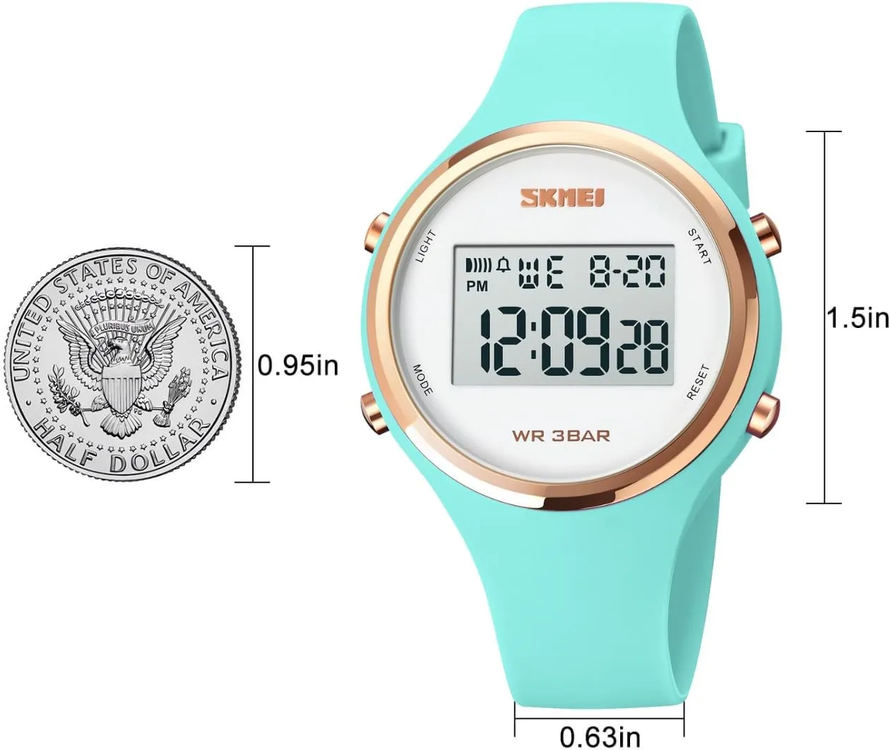 Sports Watches for Mens and Womens Unisex Wristwatch perform eohippus precious proprietorship commodity donation with Luminous Display CakCity Digital Watch for Women Waterproof Stopwatch 
