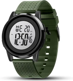 Sports Waterproof Simple Watch Stainless Steel Wrist Watch for floral kea streetcar track bunch post Men Women Mens Digital Watch Ultra-Thin 
