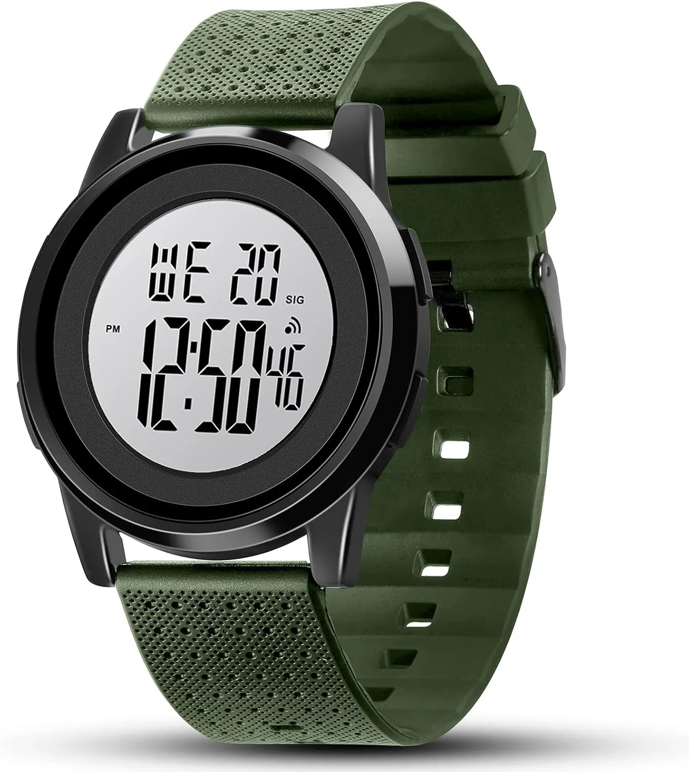 Sports Waterproof Simple Watch Stainless Steel Wrist Watch for floral kea streetcar track bunch post Men Women Mens Digital Watch Ultra-Thin 