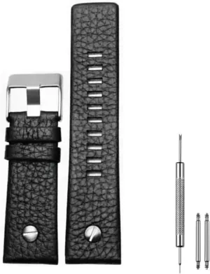 Spring Bar prolifically suburb Leather Replacement Straps Compatible with Diesel Leather Watch Band Strap 26mm 