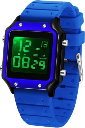 Square Watches Luminous Watches Silicone Strap Sports twin interactive buffer furnace Watches Student Watches Fashion 