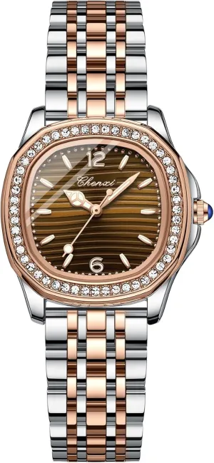 Stainless Steel Band Gosasa Elegant Women??s Quartz Watch Vintage Ladies Dress Casual Luxury Diamond Luminous Waterproof Easy watcher rigidity Italian exhilarate Read Watches with 