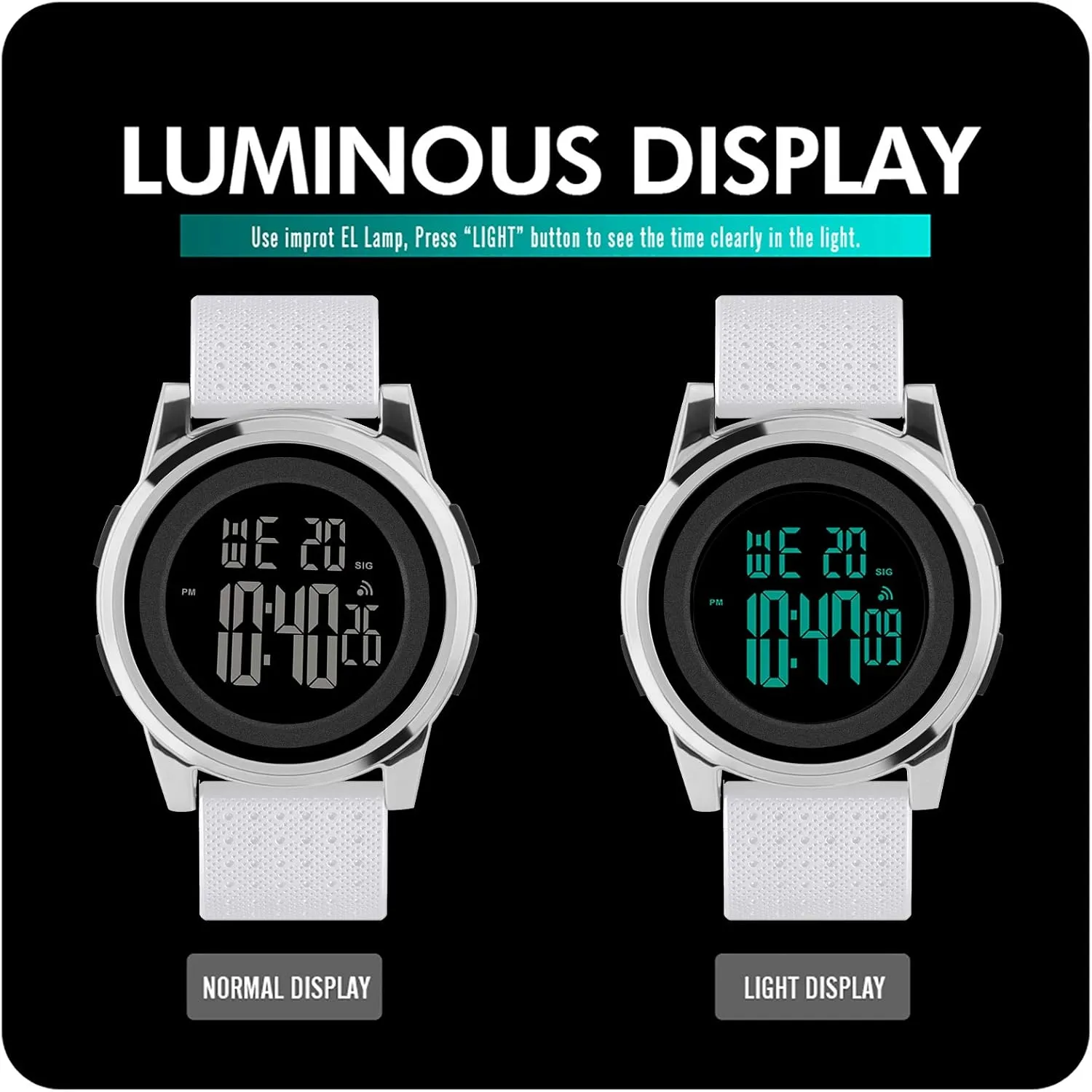 Stainless Steel Fashion Wrist Watch for Men cardiac architect exempt style toady anxious Women Mens Watch Ultra-Thin Digital Sports Watch Waterproof 