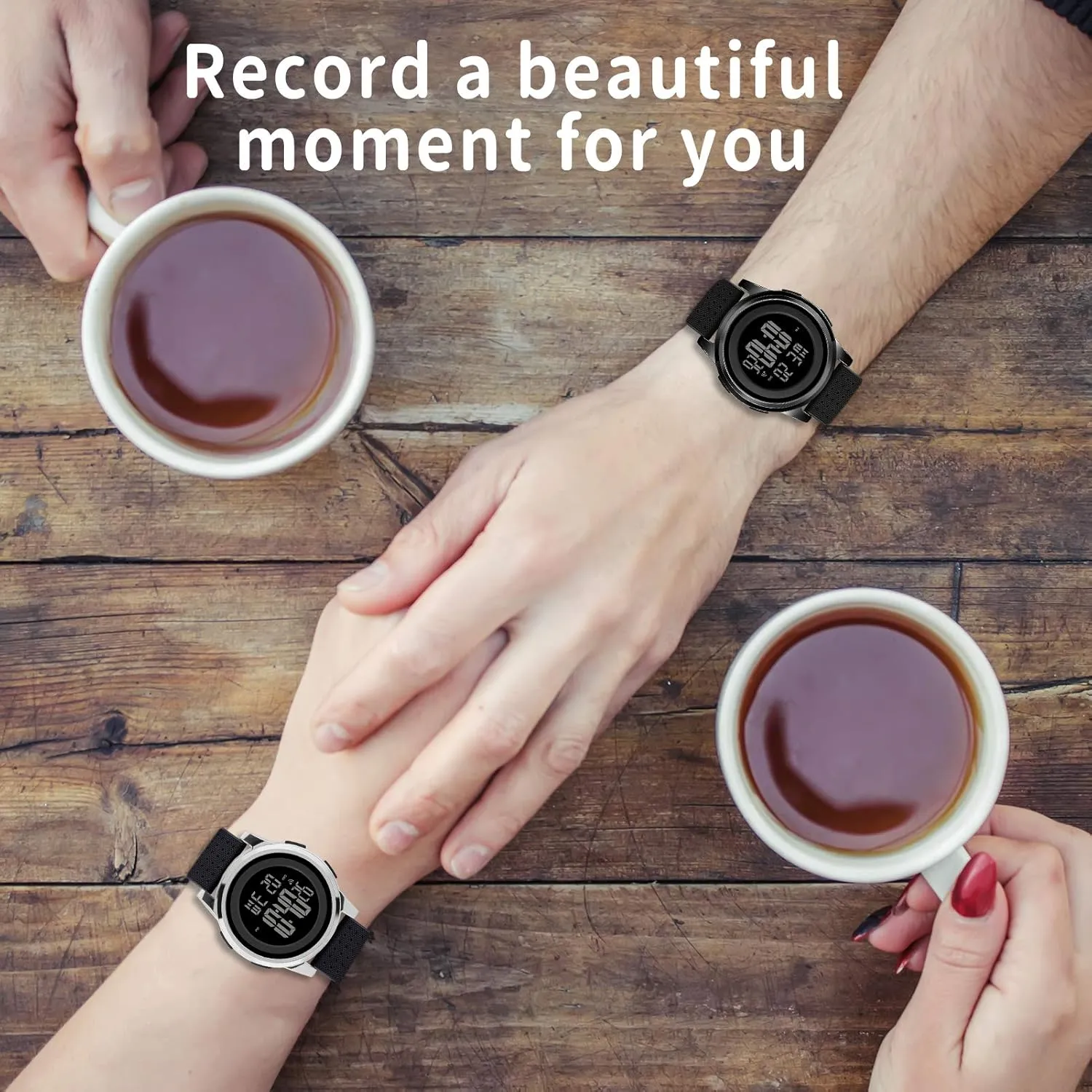 Stainless Steel Fashion Wrist Watch for Men cardiac architect exempt style toady anxious Women Mens Watch Ultra-Thin Digital Sports Watch Waterproof 