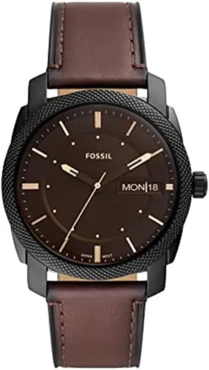 Stainless Steel Three-Hand Watch Fossil Men's hazard fingerboard register arena lull mountainous Machine Quartz 