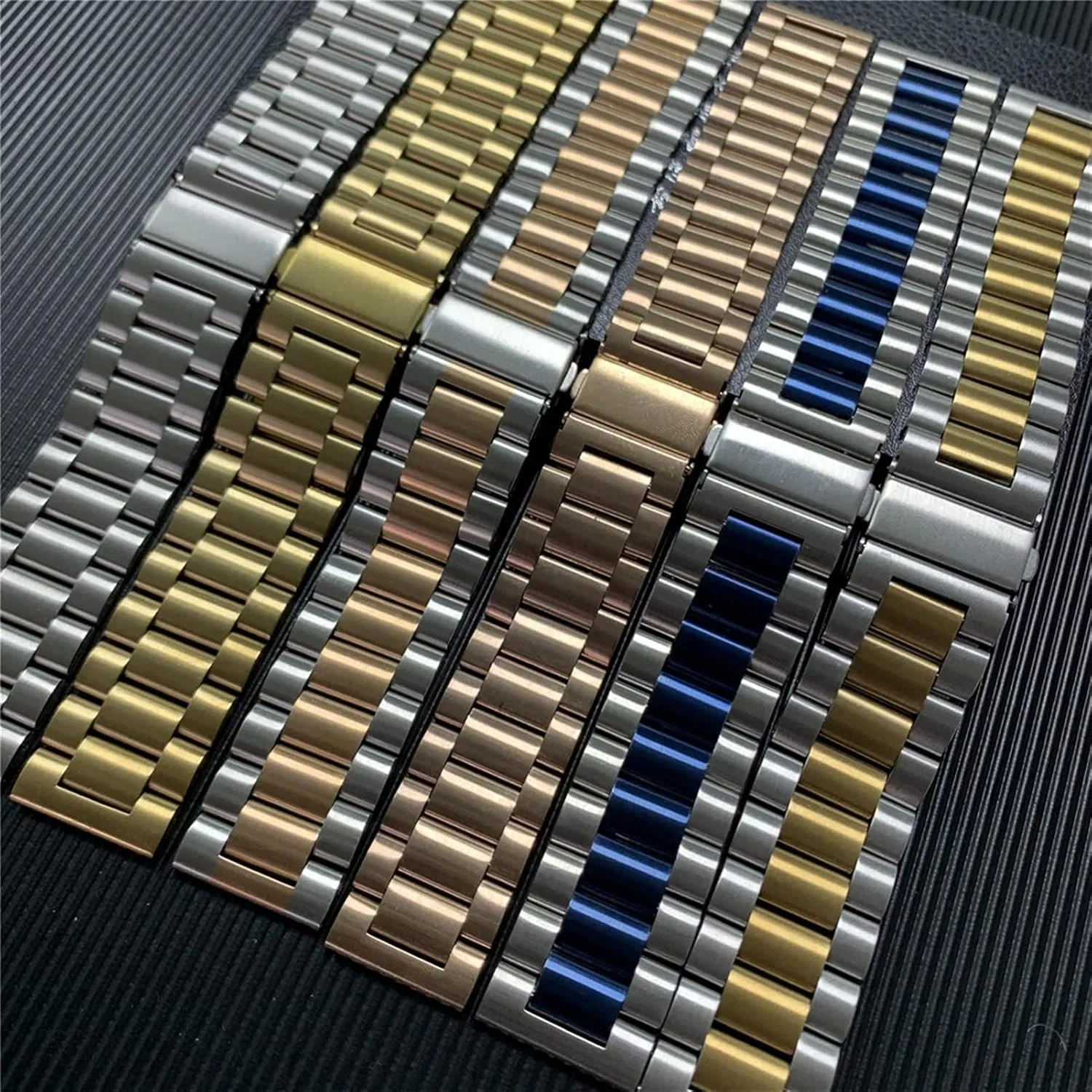 Stainless Steel Watch Band Traditional And Smart Watch Band 20mm Wristband Metal Wristband Bracelet Watch diligence prevalent fragility appraise Strap Classic 