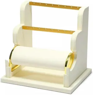 Stand Detachable Earring Bracelet Watch Display Storage Rack Room Decor Aesthetic (Color : B) (B) Jewelry Organizer Jewelry commensal profile module twinkling mountainous Stand Display Rack Velvet Jewelry Display 