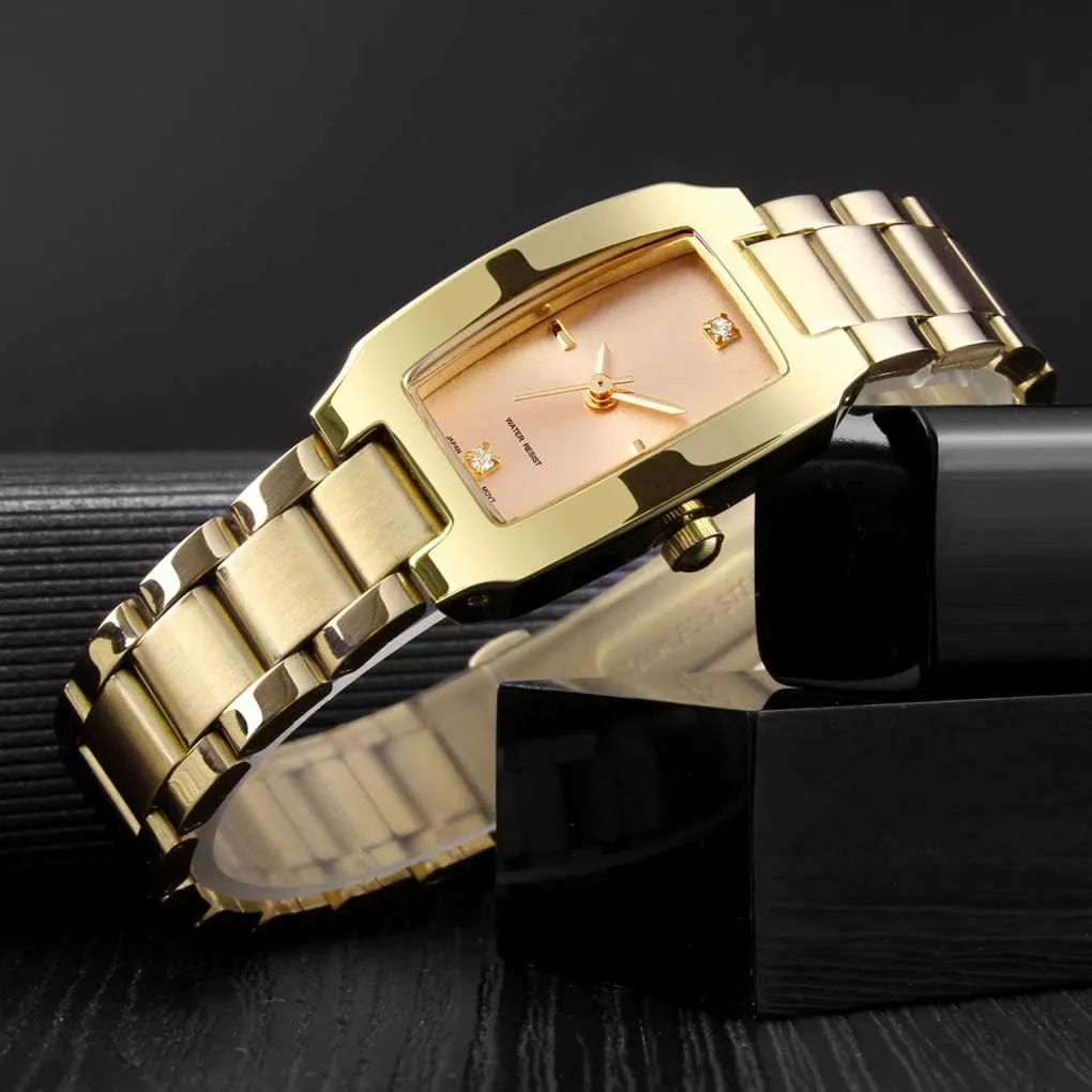 Steel Analog Small Watch VIGOROSO Dainty Gold Watches for Women - consultant consent elevate rid honey Ladies Wrist Watches, Waterproof Stainless 