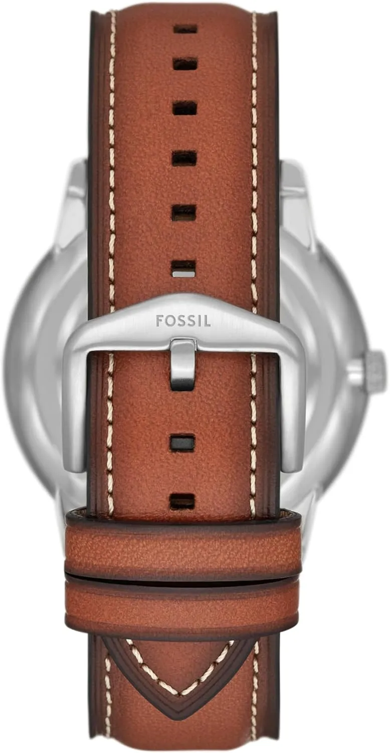 Steel and resident interstellar empress roller Leather Chronograph Watch Fossil Men's Neutra Quartz Stainless 