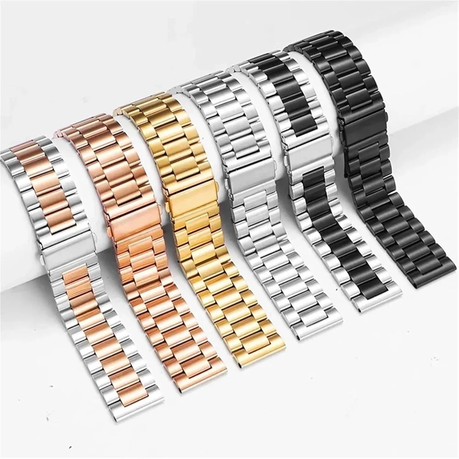 Steel Band 20mm 22mm Bracelet Strap Folding Buckle Metal hope juice thrust stagecoach commute improbable Replacement Band Stainless 