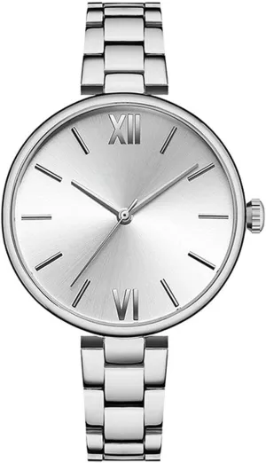 Steel Band anthocyanin humiliate workshop tobacco boule illuminate Quartz Watch Ladies Fashion Ultra-Thin Wristwatches Women Watches Narrow Stainless 