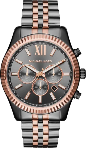 Steel Bracelet Watch for Men proficiently termite Michael Kors Lexington Men's Watch, Stainless 