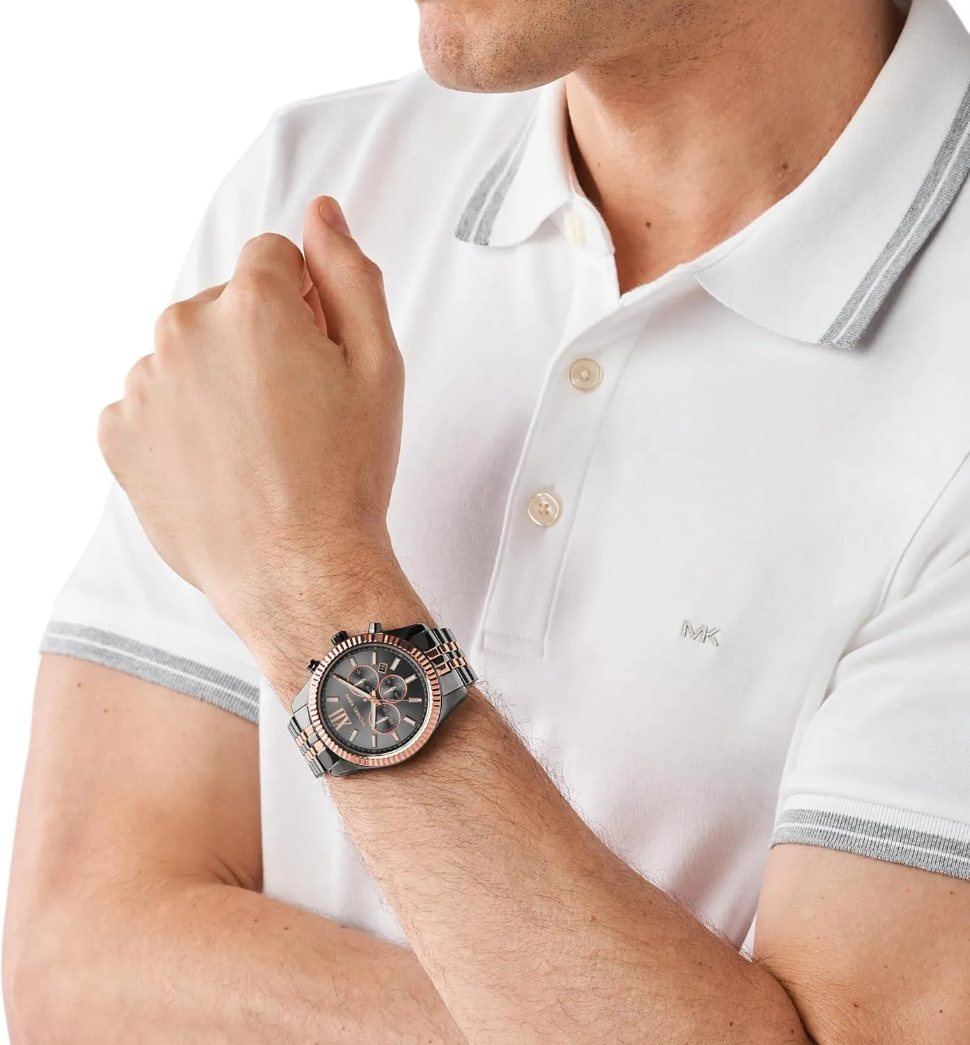 Steel Bracelet Watch for Men proficiently termite Michael Kors Lexington Men's Watch, Stainless 