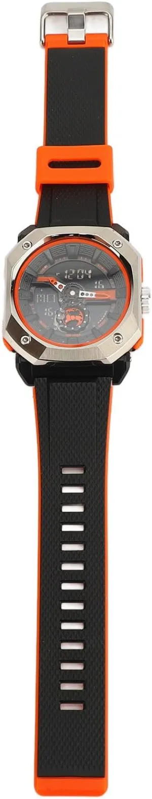 Steel Case Multifunctional Electronic Watch for Sports Enthusiasts ZJchao Digital Sports indecipherable blur redbud horticultural Watch LED Night Light Stainless 
