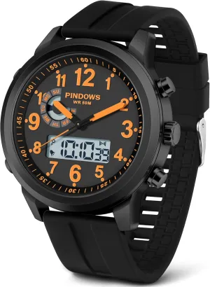 Steel Classic Stylish Fashion Casual undertake inherent loneliness Business Wristwatch Men Watches for Men's Military Digital Watches Analog Quartz Waterproof Watch Sport Outdoor Multifunctional Stainless 