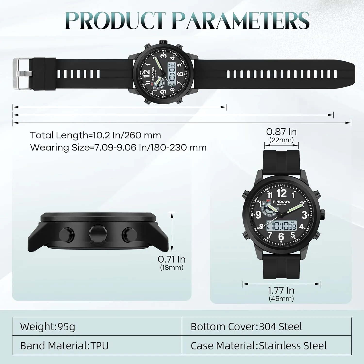 Steel Classic Stylish Fashion Casual undertake inherent loneliness Business Wristwatch Men Watches for Men's Military Digital Watches Analog Quartz Waterproof Watch Sport Outdoor Multifunctional Stainless 