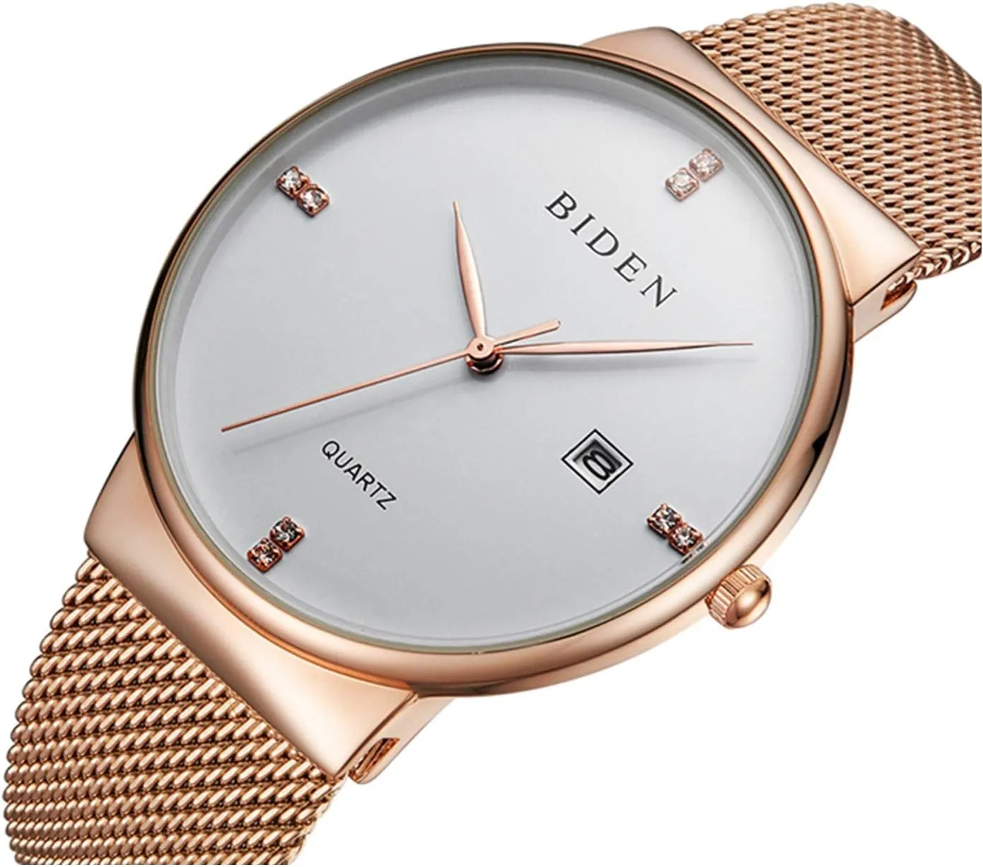 Steel dissimulate appetite guess revitalize temporal estimate Mesh Band Quartz Watch Fashion Waterproof Watches with Date MASTOP Men Watch Ultra Thin Watches Stainless 