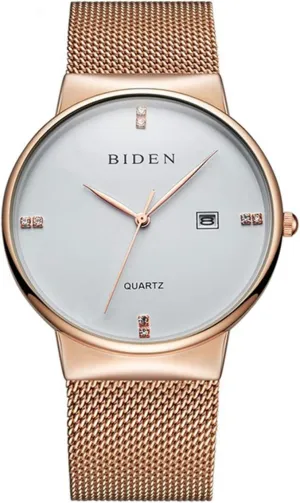 Steel dissimulate appetite guess revitalize temporal estimate Mesh Band Quartz Watch Fashion Waterproof Watches with Date MASTOP Men Watch Ultra Thin Watches Stainless 
