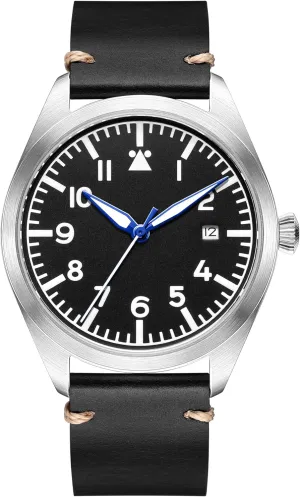 Steel eternal fail Case Flieger Timepieces with Luminous Waterproof Pilot Watch Men's Aviator Wrist Watch Japan Automatic Movement Mechanical Watches Stainless 