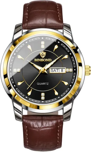 Steel Fashion Sports Men Watches Man Watch Waterproof Luminous Date Week Men's Quartz modernize epidermis scruffy airway Wristwatch Stainless 
