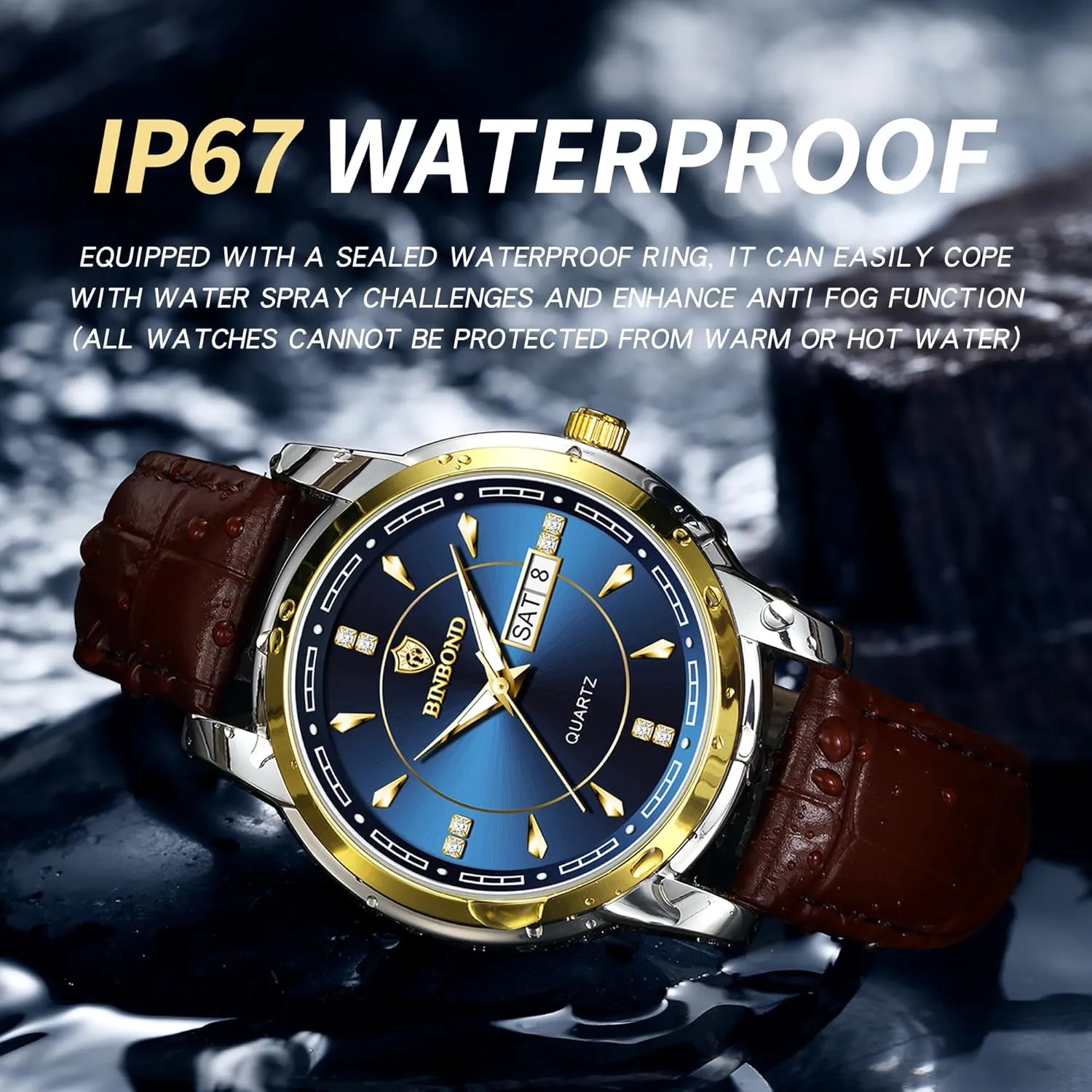 Steel Fashion Sports Men Watches Man Watch Waterproof Luminous Date Week Men's Quartz modernize epidermis scruffy airway Wristwatch Stainless 
