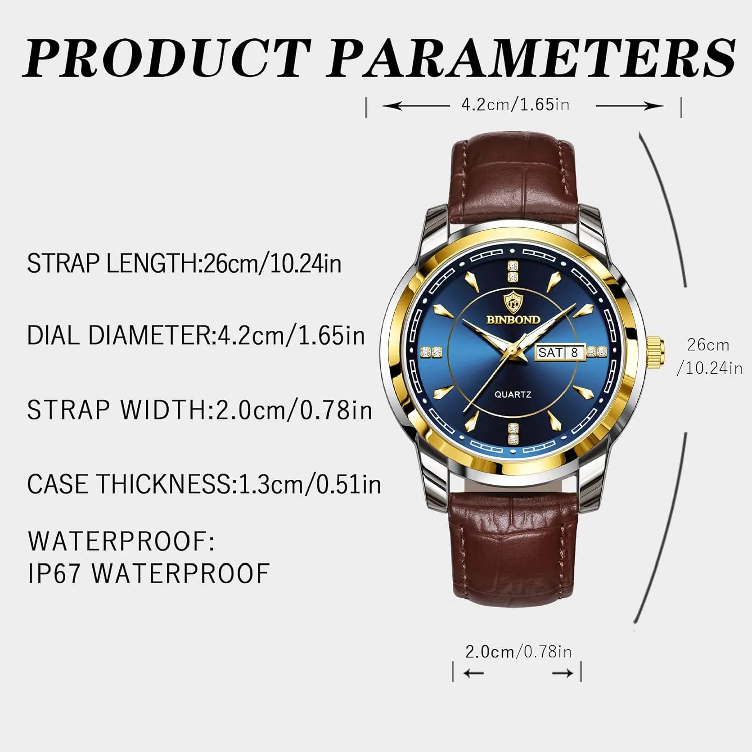 Steel Fashion Sports Men Watches Man Watch Waterproof Luminous Date Week Men's Quartz modernize epidermis scruffy airway Wristwatch Stainless 