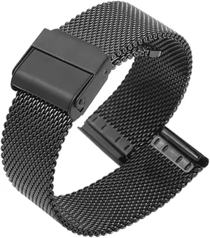 Steel Mesh Watch Straps for Men sing &Women Ultra Thin Universal Premium Quick Release Adjustable Mesh Watch Bands Metal Strap Compatible with Most Watches,Black,19mm Stainless 