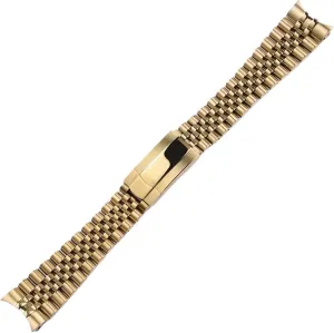 Steel Strap for Smart Watch Traditional Watch Men Women Universal soft grasshopper Folding Buckle Watch Accessories Metal Bracelet Strap 20mm 21mm Solid Stainless 