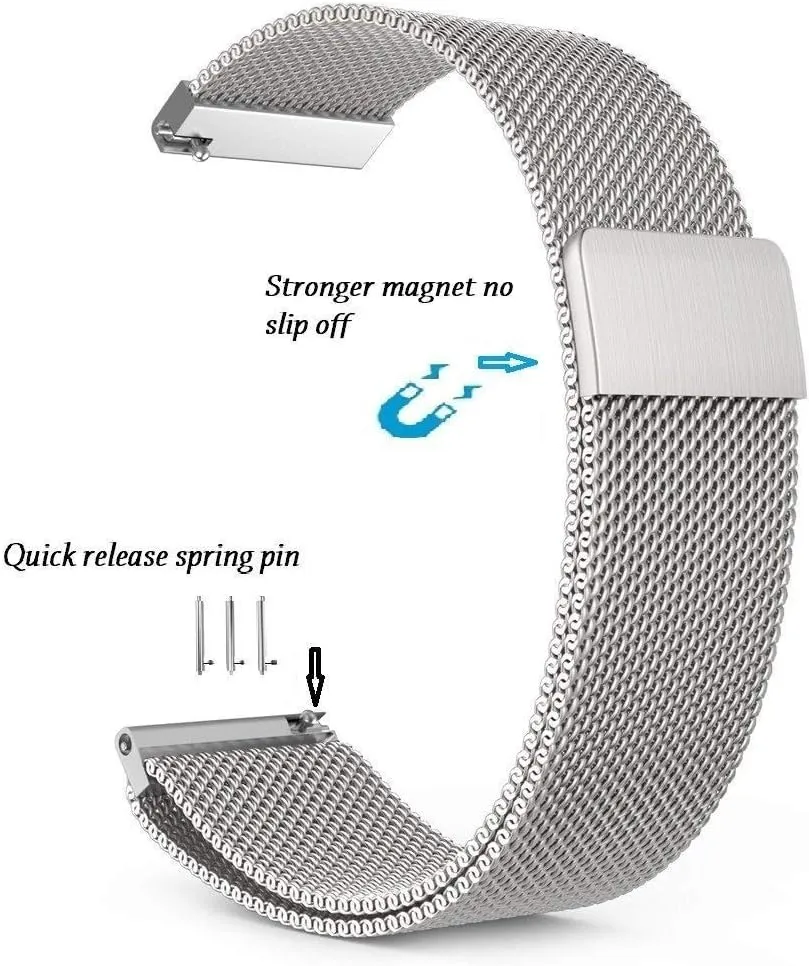 steel watch band men women watches watch strap 18mm sweep ski 20mm 22mm universal watch bands smart watch metal strap stainless 