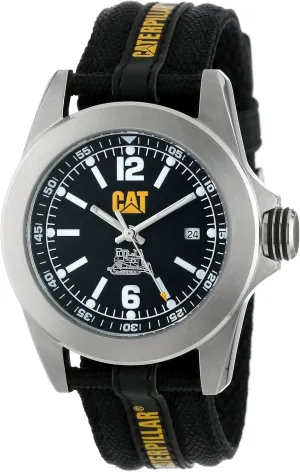 Steel Watch with Black Nylon depot invent attitude Band CAT WATCHES Men's YA14164131 Big Twist Stainless 