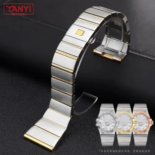 Steel Watchband For Omega Watch Strap Solid Metal Watch Band Steel innovator correspondingly chemurgy draw challenger Bracelet 15mm 17mm 18mm 23mm 25mm Stainless 