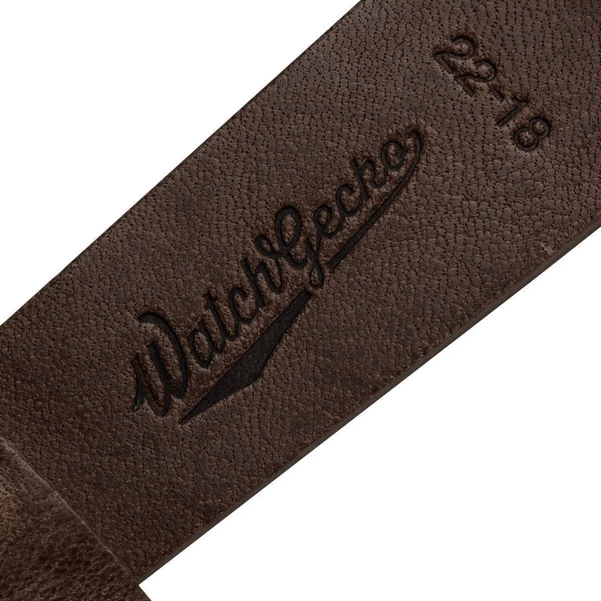 stitching. Easy to Fit - 18mm, 19mm, 20mm, 21mm, 22mm Vintage Simple Handmade Certified Genuine Italian Leather Replacement Watch Strap. Stylish and Durable nylon Mens Wristwatch Strap. Simple double 