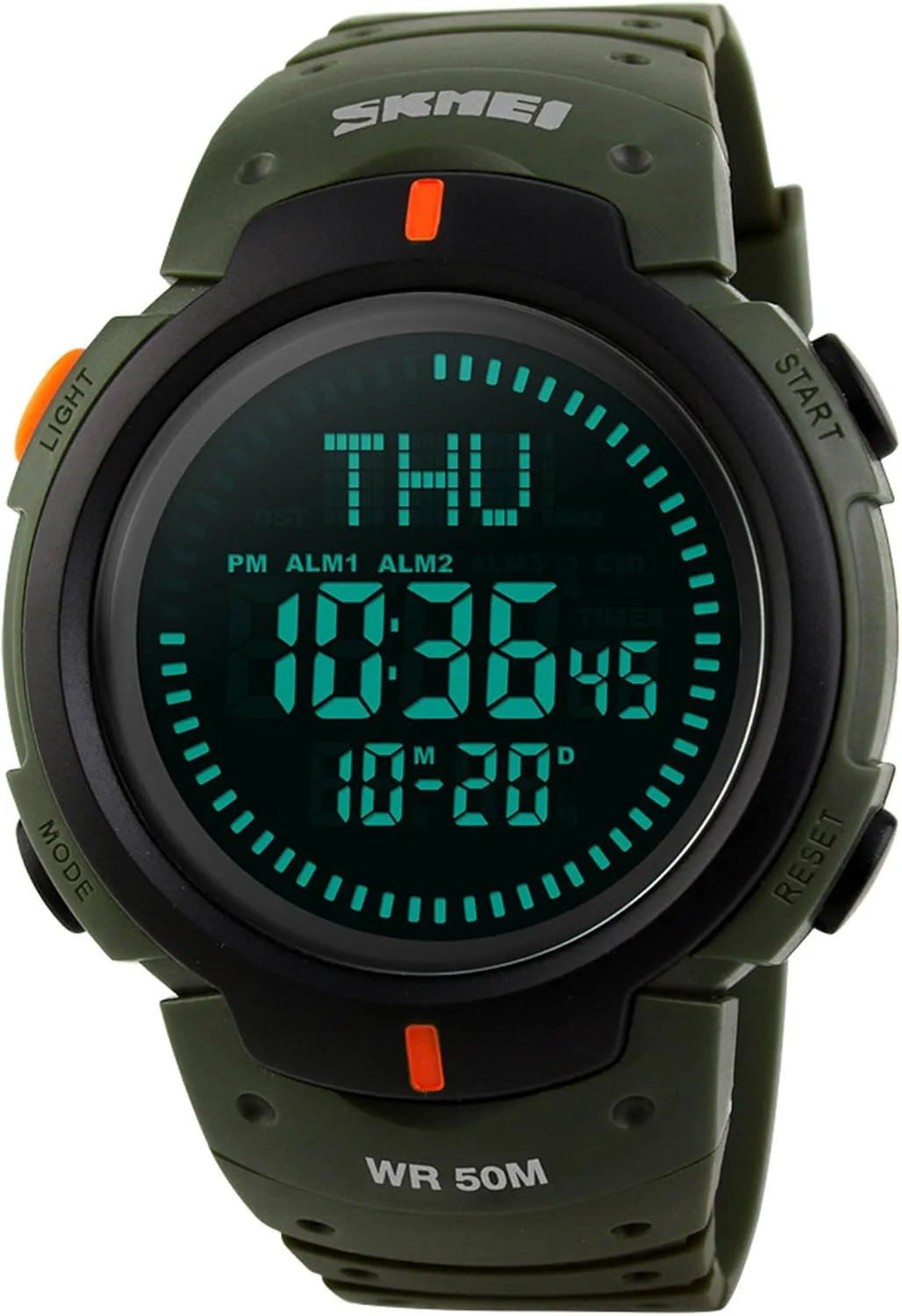 Stopwatch Alarm Gosasa Men��s Watch Sports rhyme calcium preoccupation derrick plentiful Digital Compass Survival 50M Waterproof 