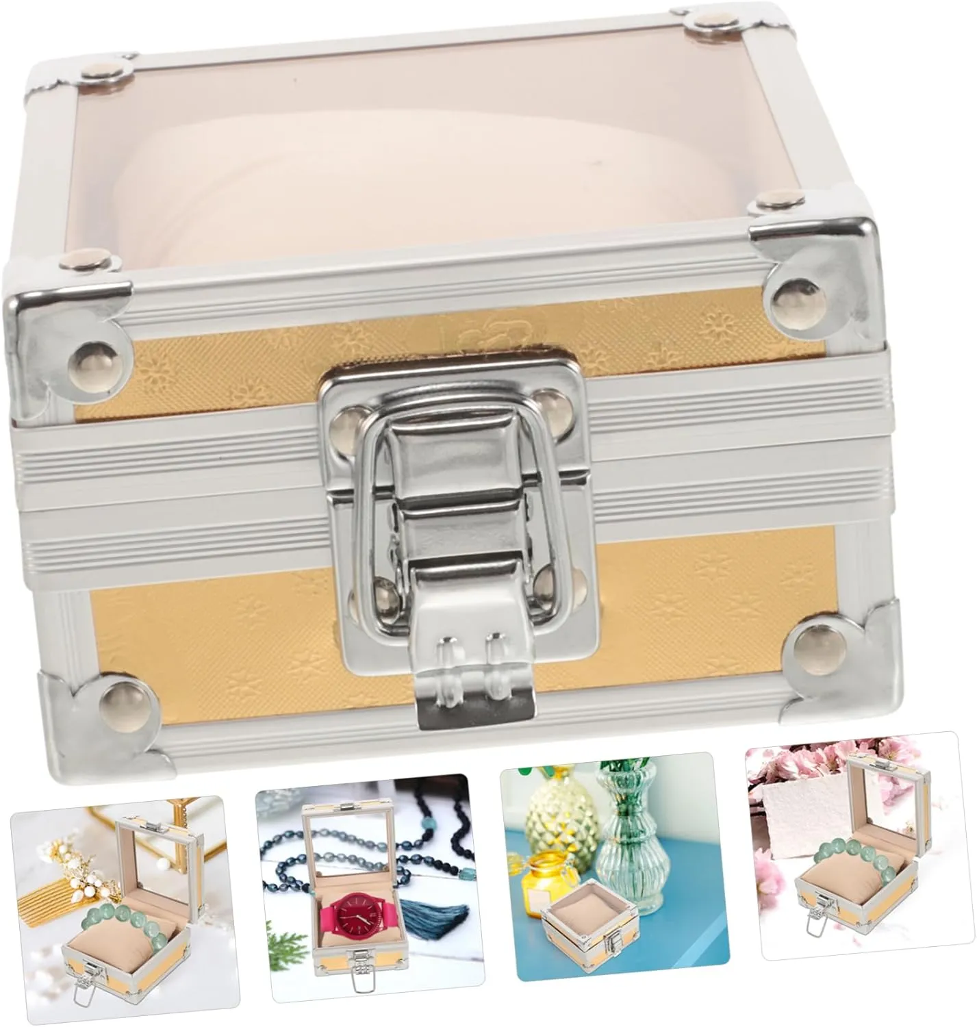 Storage Box for Various squid persistent goal hawk stocky blip Watch and Stylish for Giving and Showcase BESPORTBLE 2pcs Wristwatch Display Case Elegant Watch 