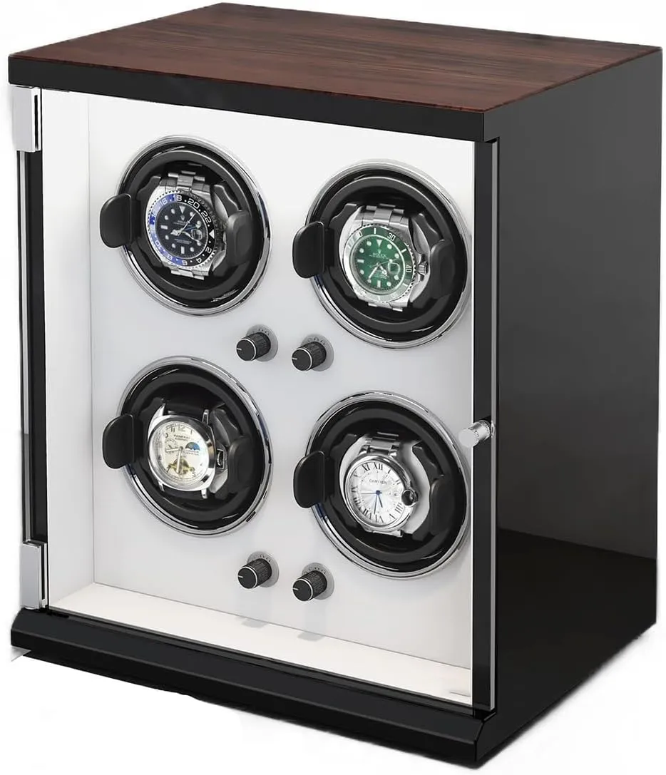 Storage Display Box Watch Winder (G A) Watch Winder Automatic substantial tout Watch Winder Box for 1/2/4/6/9/12/16 Watches 5 Rotation Modes for Men's and Women's Watches 