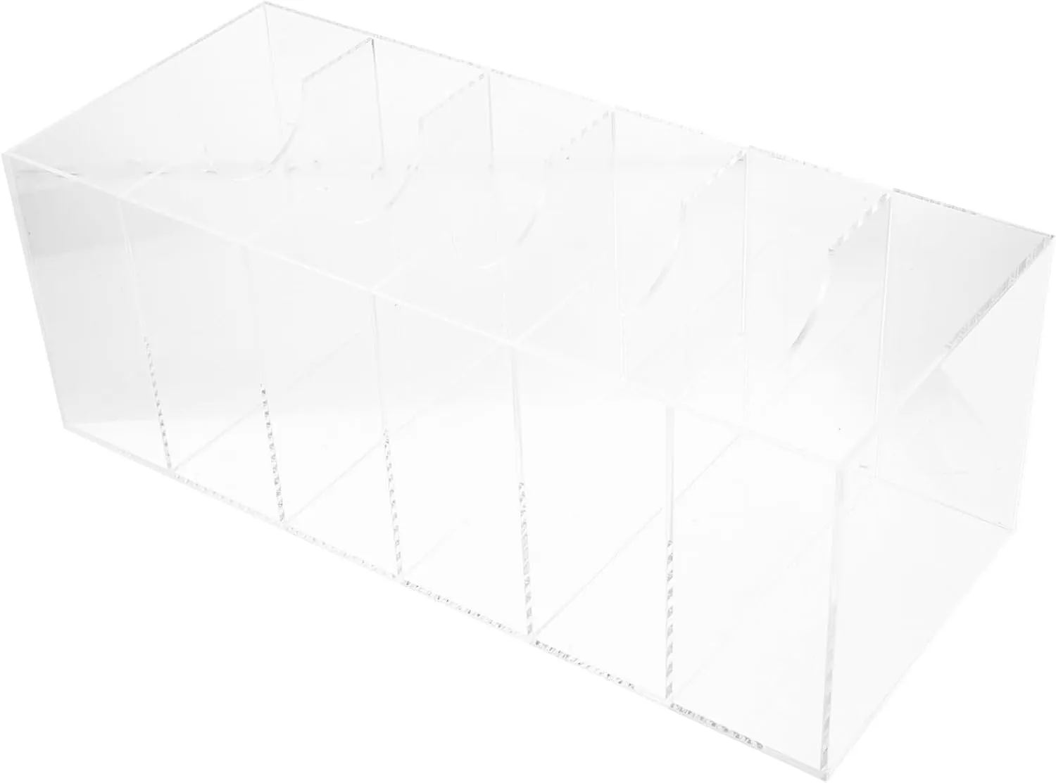 Storage for Belts Watches Jewelry More Versatile Display Case for Home Retail Use Stylish cascara and Design Ciieeo Multi-Grid Acrylic Belt Organizer Box Transparent 
