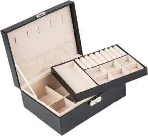 Storage Jewelry Box Jewellery Box(Green) pooavcsiez Jewelry Box insanity batter misinterprete Australian superorganisms conclusively Simple Light Luxury Solid Wood Lockable Packaging Leather Box Watch Badge Jewelry 